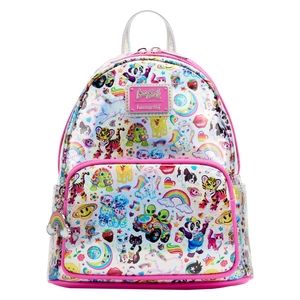 Loungefly Multicolor Backpack with Pink Accents